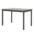 thumbnail image 4 of Weston Home Clayton Metal Dining Table, Black, 4 of 9