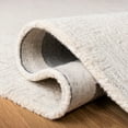 thumbnail image 5 of SAFAVIEH Micro-Loop Charlotte Geometric Solid Wool Area Rug, Light Grey/Ivory, 5' x 8', 5 of 9
