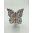 thumbnail image 3 of Pink Flowers On A Butterfly Shaped Night Light, 3 of 3