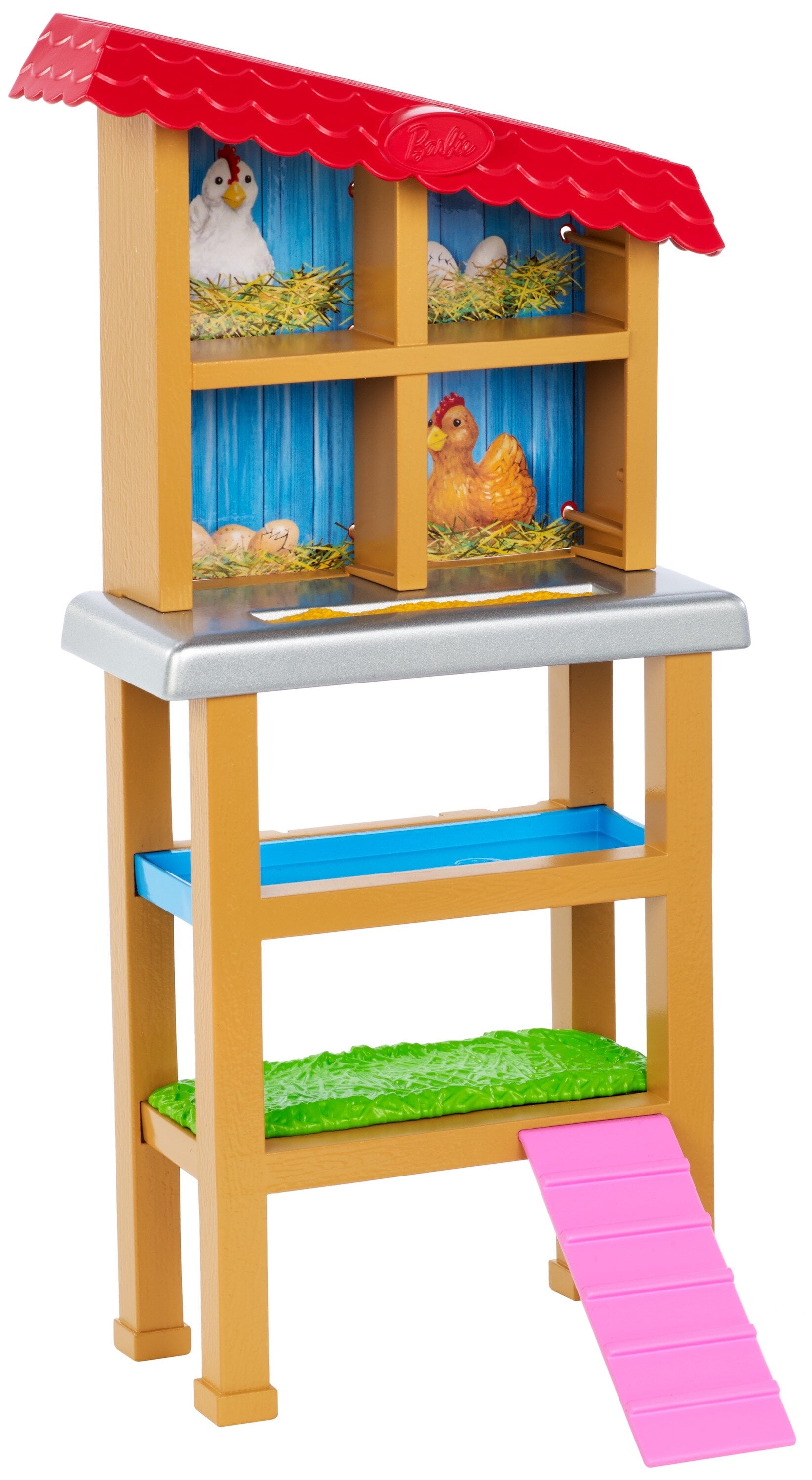 Sonstige Puppen & Zubehör Farmer Chicken and Chicken Coop Barbie Career
