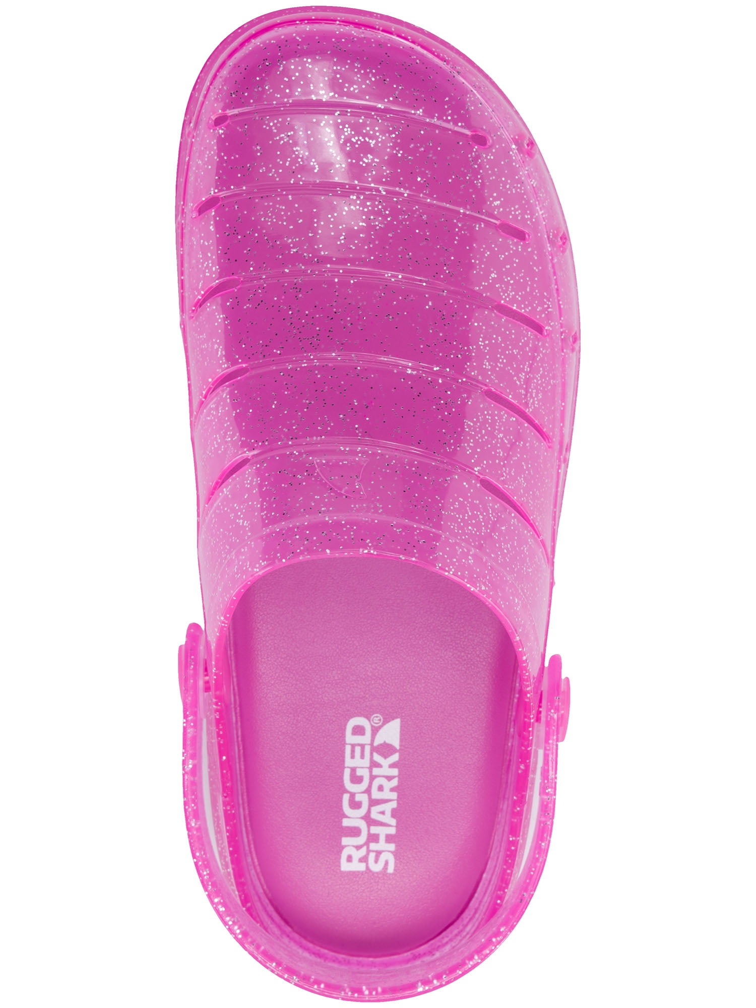 Rugged Shark Toddler, Little, and Big Girls Jelly Clog