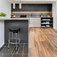 thumbnail image 2 of Torin Swivel Bar Stool: Padded Garage/Shop Seat with Chrome Plated Legs, Black, 28.74" Tall, 18.5" Diameter, 2 of 10