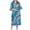 Blue, variant on Sleepwear for Women Clothes Women Bathrobes Peacock Kimono Long Dressing Gown Japanese Robe Dress
