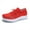 classic black, fresh white, vibrant red, variant on YOURDIARY Womens Fashion Casual Shoes Lightweight Breathable Mesh Sneakers