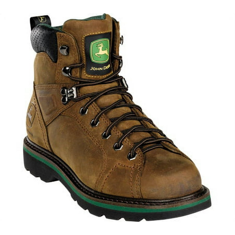 John deere boots steel cheap toe