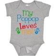 thumbnail image 3 of Inktastic My Poppop Loves Me Grandchild Boys or Girls Baby Bodysuit, 3 of 5
