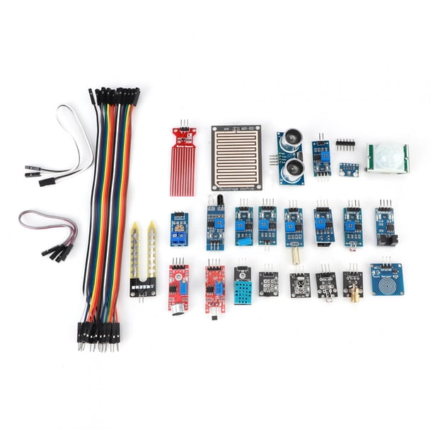 Kit De Módulo De Sensor Para Principiantes, Una Variedad De Combinaciones De Módulos Kit De Módulo De Sensor Herramientas Completas Prácticas Para Componentes Electrónicos