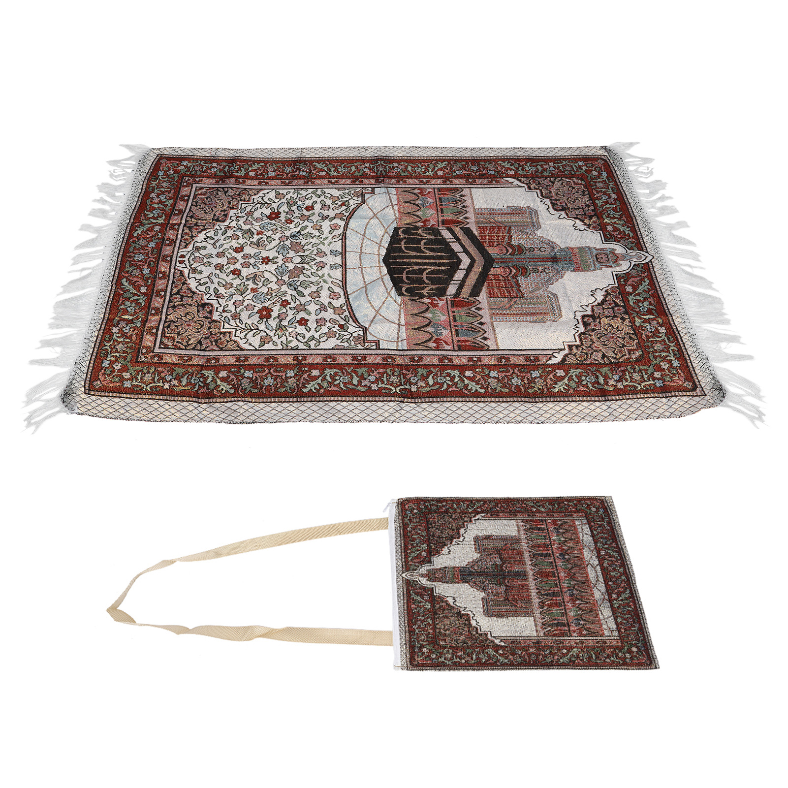 Cheap The Muslim prayer blanket which is placed under the body during prayer,  is light and easy to carry Prayer blanket