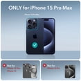 thumbnail image 2 of Funda de teléfono ESR para iPhone 15 Pro Max con protectores de pantalla, 2 of 8