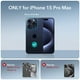 thumbnail image 2 of Funda de teléfono ESR para iPhone 15 Pro Max con protectores de pantalla, 2 of 8