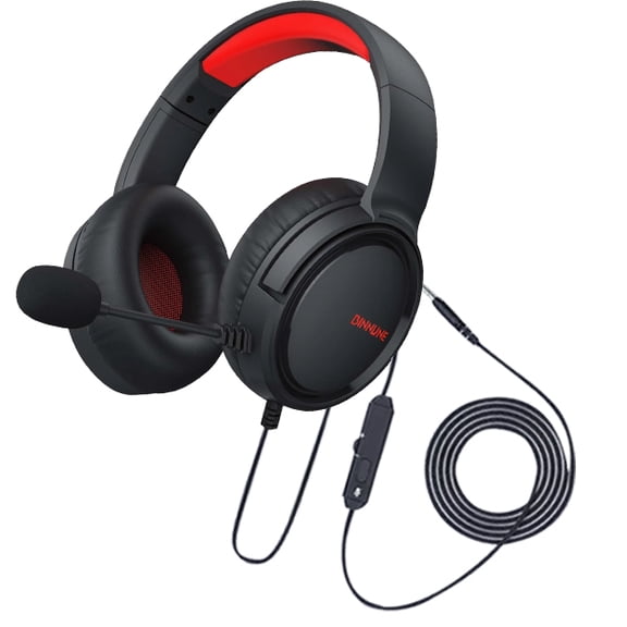 Wired Gaming Headset with MicrophoneοΌHeadset with Microphone Noise Cancelling, Stereo Sound