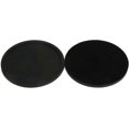 thumbnail image 4 of Drink Coasters Set of 6 Cup Pad Mat Black Round Silicone Rubber Mug Coaster Non Slip for Coffee Wine Glass Bottle, 4 of 4