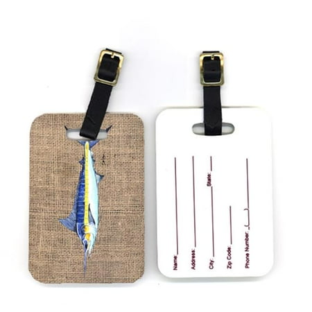 Marlin Tag - Pair of Fish - Marlin Luggage Tags