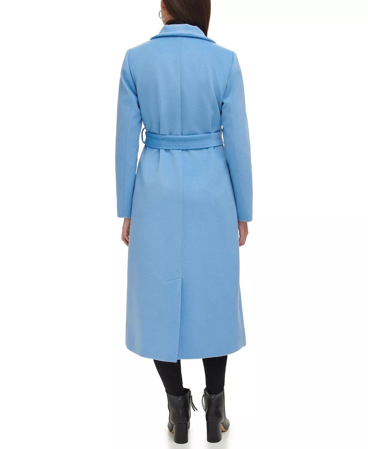 Kenneth Cole New York Women's Full Length Wool Jacket Maxi Coat