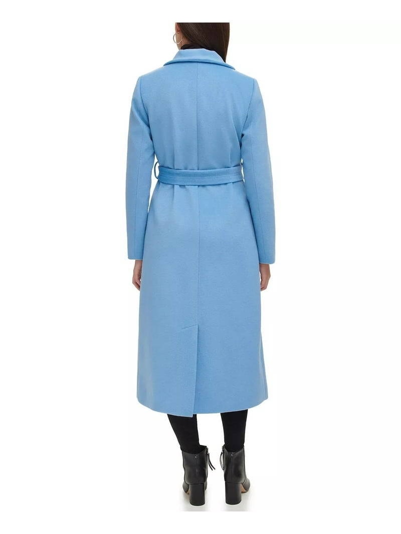 Kenneth Cole New York Women's Full Length Wool Jacket Maxi Coat