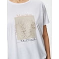 thumbnail image 5 of Viscose Mix Crew Neck Short Sleeve Printed T-Shirt, 5 of 6