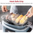 thumbnail image 3 of Steam and Roast Rack Compatible with Ninja Crockpot Slow Cooker - Stainless Steel Roasting Rack with Silicone-Protected Feet & Handles - Accessories for Ninja Foodi Possiblecooker, 3 of 6