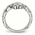 thumbnail image 2 of Stainless Steel Polished Claddagh Ring 6 Size, 2 of 7