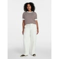 thumbnail image 2 of Time and Tru Women's Wide Leg Utility Trousers, 31" Inseam, Sizes 0-20, 2 of 6