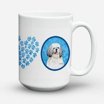 Carolines Treasures SC9128BU-CM15 Blue Shih Tzu Coffee Mug 15 oz 15 ounce multicolor