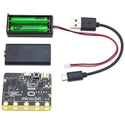 Bbc Micro:bit V2.1 Go Kit - Includes Micro:bit Board, Microusb Cable, And Battery Pack