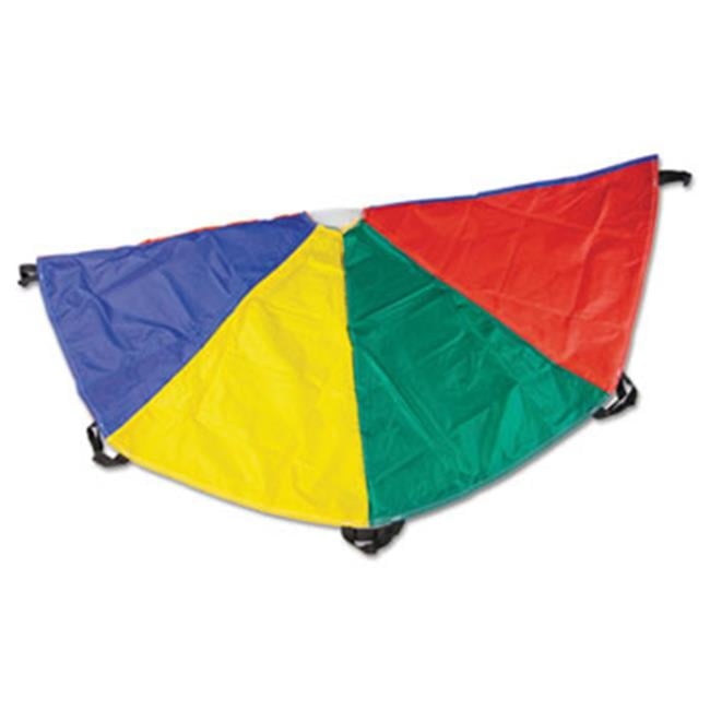 Nylon Multicolor Parachute, 20ft diameter, 8 Handles
