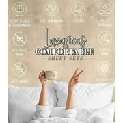 Elegant Comfort Luxurious Durable 1500 Thread Count White Microfiber Flat Sheet, King – Wrinkle-resistant