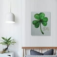 thumbnail image 4 of Acheng Happy St Patricks Day Print, Four Leaf Clover Art Poster Canvas, Good Luck Gift,Irish Print, Shamrock Print, Dining Room Decor, Bedroom Art, Wall Decor Living Room, Art Deco,  pattern1, 4 of 5