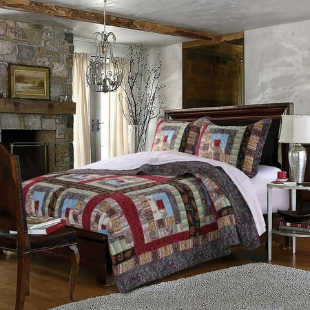 Colorado Lodge Quilt Set by Greenland Home Full/Queen 