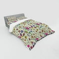 thumbnail image 3 of Ambesonne Christmas Bedding Set 3 Pcs, Lively Rich Doodle, Twin XL, Multicolor, 3 of 3