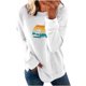 thumbnail image 2 of ICHUANYI Clearance Fashion Women Casual Printed Round Neck Long Sleeve Blouse T-Shirt Pullver Tops(White, M) ICHUANYI WER2023081207344, 2 of 6