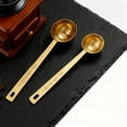 thumbnail image 3 of Stainless Steel Coffee And Measuring Spoon With Long Handle For Ground Coffee And Milk Frothing Precision Marked Kitchen Tool For Loose Leaf Multipurpose And Scale, 3 of 3