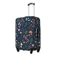 thumbnail image 2 of Disketp Colorful Flowers Elastic Travel Luggage Cover Travel Suitcase Protective Cover For Trunk Case Apply To 18''-32'' Suitcase Cover-Medium, 2 of 9