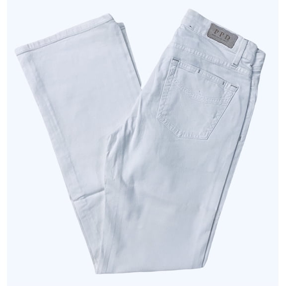 Paige Men's JRG Straight Leg Relaxed Fit Strecth Premium Denim Jeans in White (29)