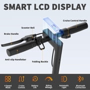 Electric Scooter for Adults, 350W Motor, 19 MPH Max Speed, 21 Miles Long Range, Foldable Electric Kick Scooter with 8.5 Solid Tires, Dual Brakes, LED Display, App Control, UL2272 Certified