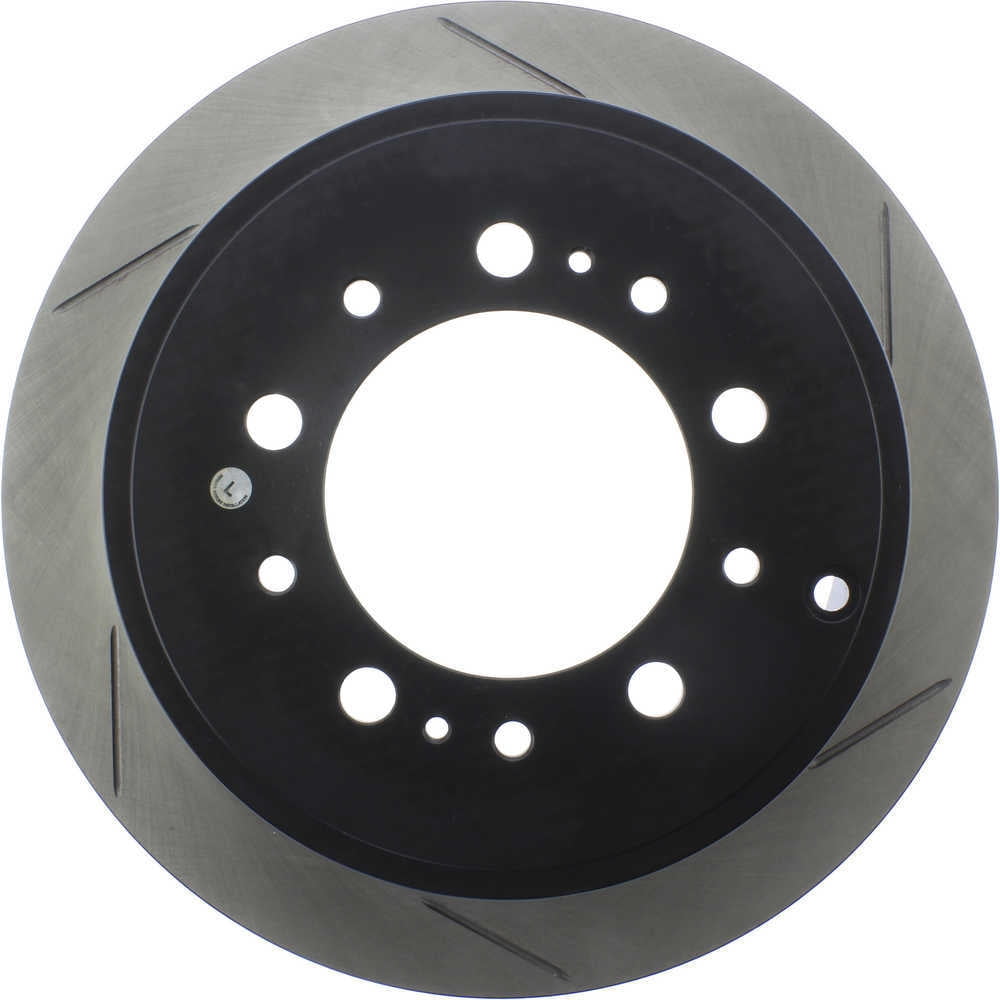 StopTech Sport Slot 08-13 Lexus LX450/470/570 / 07-12 Toyota Tundra Slotted Left Rear CRYO Rotor Fits select: 2008-2022 TOYOTA SEQUOIA, 2013-2020 TOYOTA LAND CRUISER