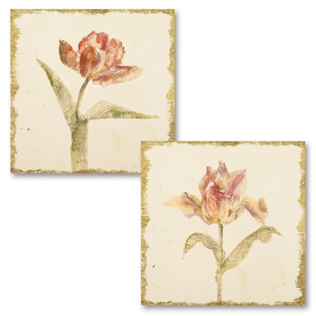 Gango Home Decor Contemporary Vintage Flaming Parrot Tulip Vintage