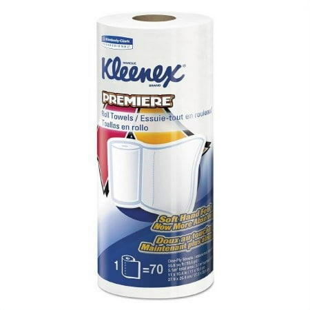 Kleenex Premiere Kitchen Paper Towel, 10-2/5 Inches x 11 Inches, 80 Sheets per Roll, 24 Count
