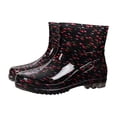 thumbnail image 2 of Short Rain Boots for Women Waterproof Wide Calf Garden Ankle Rain Boots Lightweight Anti Slipping Rubber Shoes for Outdoor, 37, 2 of 8