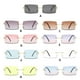 thumbnail image 4 of Sonducket Gafas de sol de moda sin montura Gafas de sol rectangulares Gafas de moda de verano UV400 Lentes cinco, 4 of 8