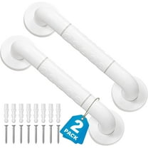 2 Pack 16 Inch Grab Bars for Bathtubs and Showers, Anti Slip Shower Grab Bars Shower Handle Toilet Handicap Elderly Senior Assist Bathroom Safe Handle