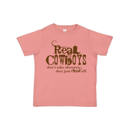 

Inktastic Real Cowboys Boys or Girls Toddler T-Shirt