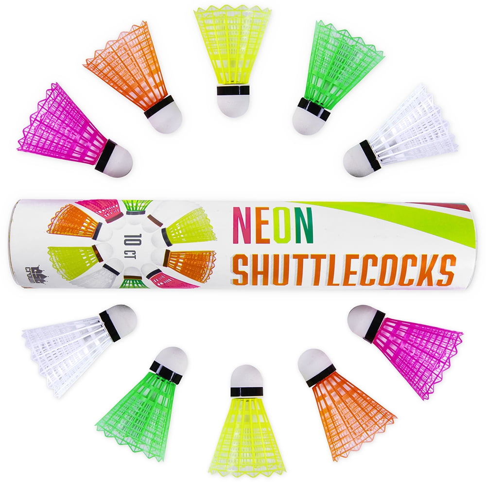 6 new CY Yellow Nylon Badminton Standard Shuttlecocks 
