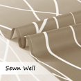 thumbnail image 3 of Extra Long Shower Curtain Set 72x84 Brown Ombre Waffle 84 inch Shower Curtain Modern XL Shower Curtains for Bathroom Decor Washable Vintage Fabric Shower Curtain with Hooks, Tapue Chocolate Khaki, 3 of 6