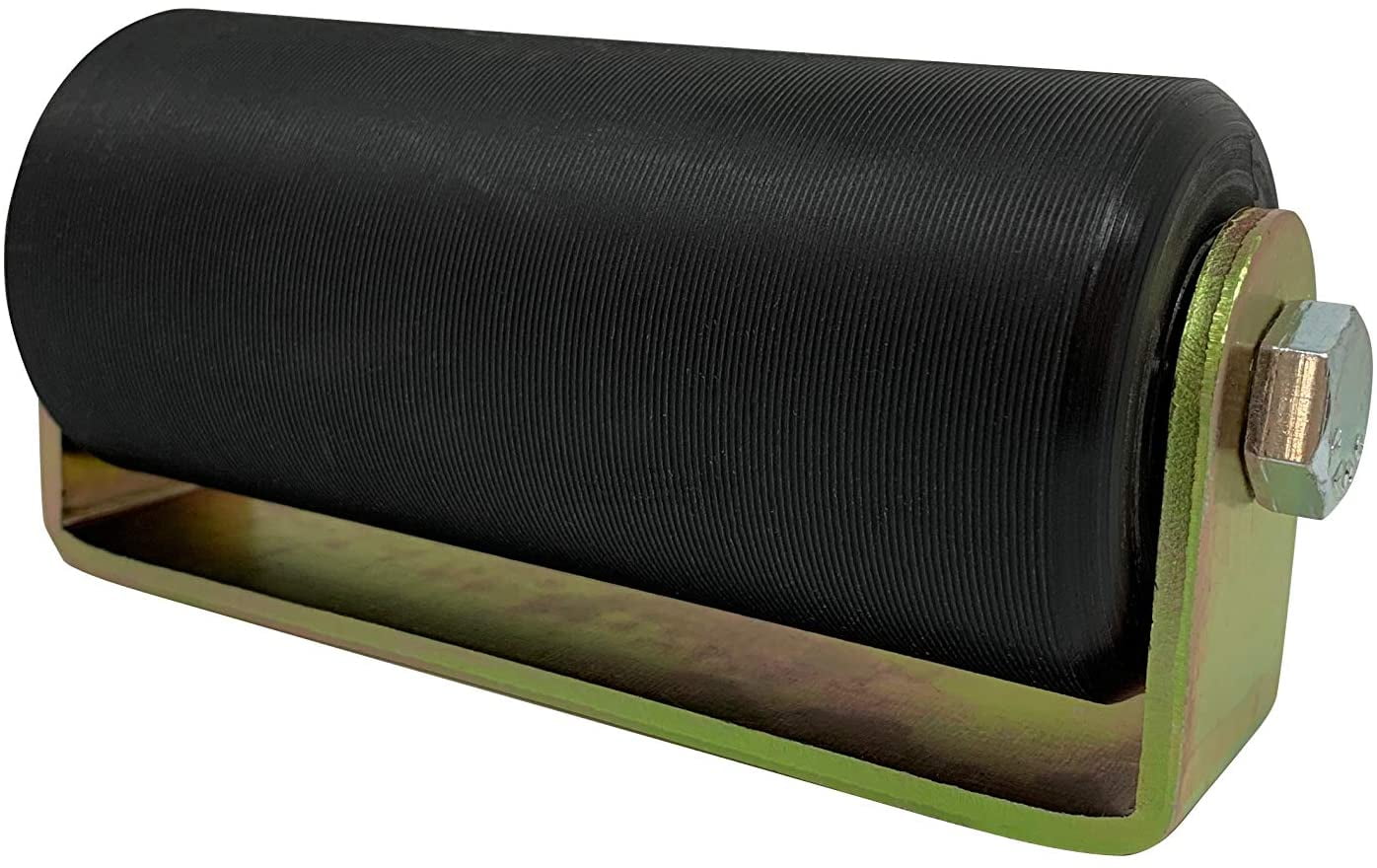 Eagle EG104 Slide Gate Guide Roller 6” Rear Post Welded Assembly BLACK