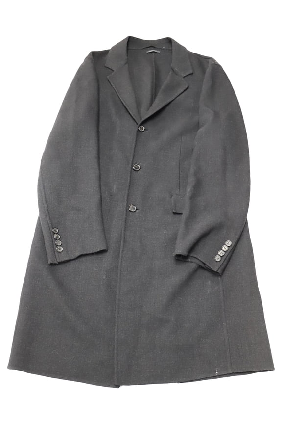 Pre-Owned Prada Coat in Gray Wool