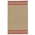 thumbnail image 1 of Colonial Mills Rug DE35R096X120S Denali End Stripe Braided Area Rug  Brick Red - 8 x 10 ft., 1 of 1