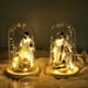 thumbnail image 1 of Belén LED a pilas con resplandor cálido - Decoración navideña artesanal de madera y resina para exhibición en casa o en la mesa, 1 of 6