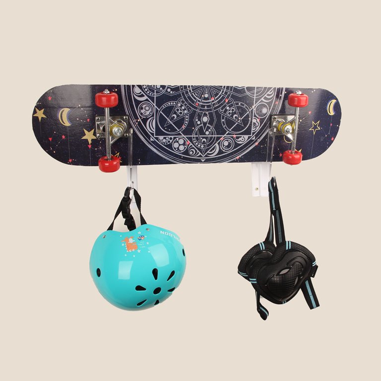 WANLIAN Skateboard Wall Mount Rack - Transparent Acrylic Display Hanger For Boards & Decks
