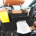 thumbnail image 7 of Hunlyman Car Back Seat Organizer with Cup Holders, Backseat Organizers Hanging Storage, for Hold Drinks, Handbag, Compatible with Most Vehicles, 7 of 7